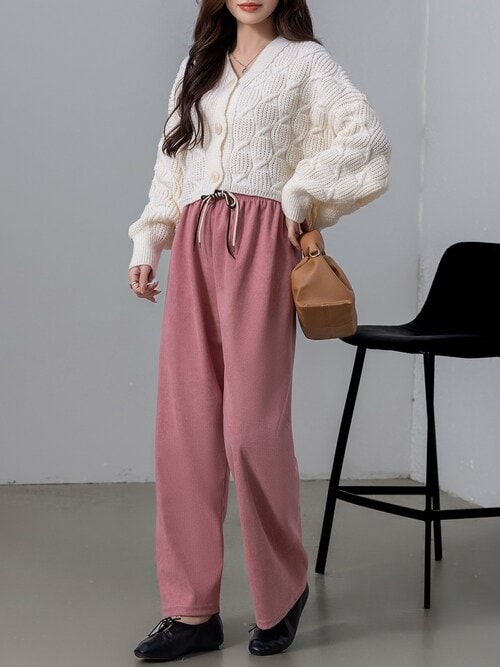 レディース ノームコアコーデュロイセミワイドパンツ（その他