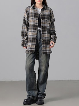 「DAY CLOSET（デイ クローゼット）のアイテム（シャツ/ブラウス）」を使った、TeddyShopさん（レディース・158cm）の冬コーディネート