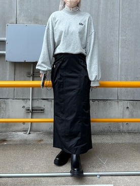 「&g'aime（アンジェム）のアイテム」を使った、Mさん（レディース・157cm）の春コーディネート