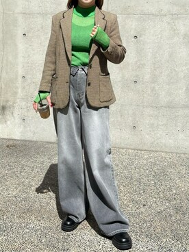 Mさん（レディース・157cm）の春コーディネート