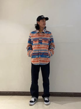 「アイテム（ブルゾン、オレンジ系）」を使った、hyshmt01さん（メンズ・171cm）の秋コーディネート