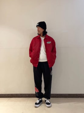 「HYSTERIC GLAMOUR（ヒステリックグラマー）のアイテム（ナイロンジャケット）」を使った、hyshmt01さん（メンズ・171cm）の秋コーディネート
