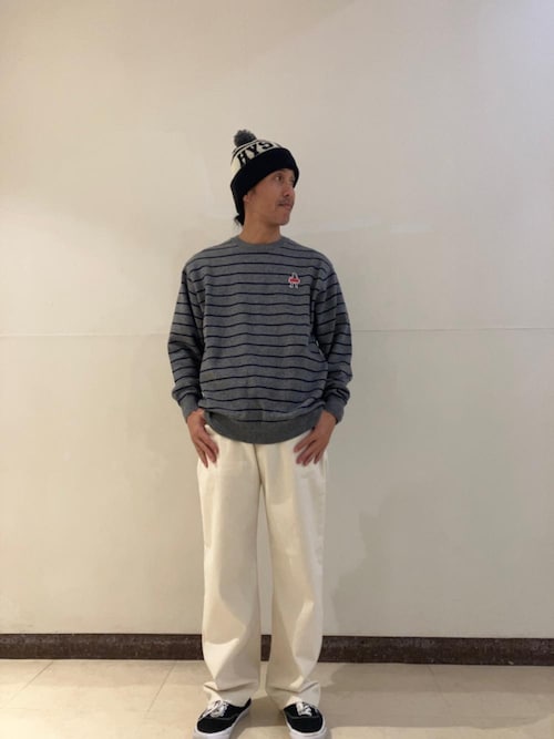 VIXEN GIRLワッペン ボーダーセーター(ニット/セーター)|HYSTERIC VIXEN GIRLワッペン ボーダーセーター(ニット/セーター)|HYSTERIC