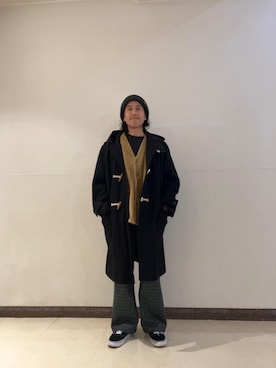 「アイテム（ダウンジャケット/コート）」を使った、hyshmt01さん（メンズ・171cm）の冬コーディネート