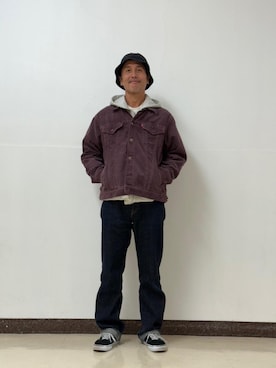 「アイテム（ブルゾン）」を使った、hyshmt01さん（メンズ・171cm）の秋コーディネート