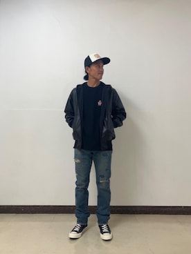 「アイテム（その他アウター）」を使った、hyshmt01さん（メンズ・171cm）の秋コーディネート