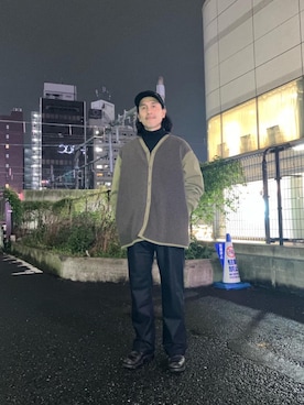 「HYSTERIC GLAMOUR（ヒステリックグラマー）のVIXEN LINE刺繍 キャップ（キャップ）」を使った、hyshmt01さん（メンズ・171cm）の秋コーディネート