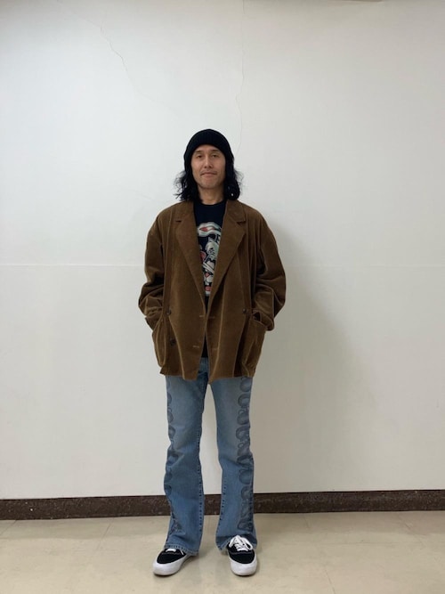 SNAKE LOOP柄デニムフレアパンツ（デニムパンツ）｜HYSTERIC GLAMOUR