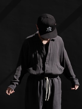 「O project（オープロジェクト）のアイテム」を使った、UCHIDAさん（メンズ・175cm）の春コーディネート