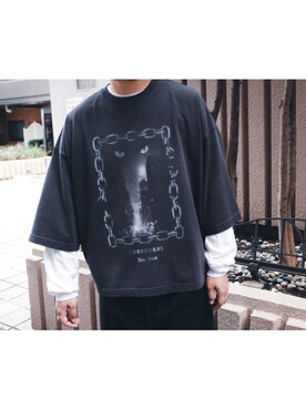 「猫」｜「アイテム（スリッポン）」を使った、UCHIDAさん（メンズ・175cm）の秋コーディネート