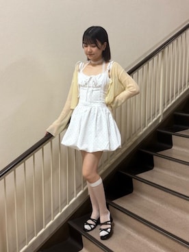 「黄色コーデ」｜ゆうたんさん（レディース・160cm）の夏コーディネート