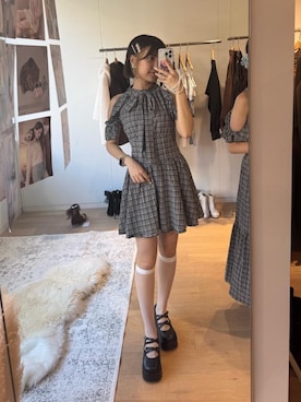 「アイテム（その他シューズ）」を使った、ゆうたんさん（レディース・160cm）の夏コーディネート