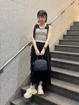 「アイテム（キャミソール）」を使った、ゆうたんさん（レディース・160cm）の夏コーディネート