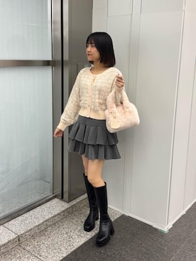 「MAJESTIC LEGON（マジェスティックレゴン）のアイテム」を使った、ゆうたんさん（レディース・160cm）の秋コーディネート