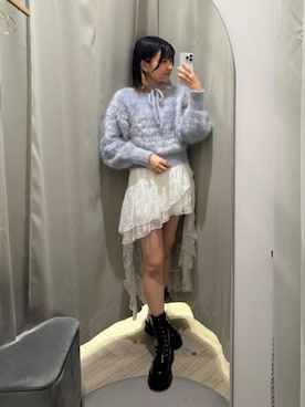 「MAJESTIC LEGON（マジェスティックレゴン）のアイテム」を使った、ゆうたんさん（レディース・160cm）の秋コーディネート
