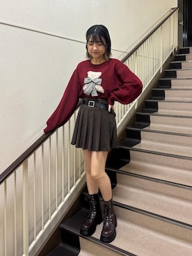 「イエベ春」｜ゆうたんさん（レディース・160cm）の秋コーディネート