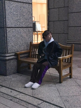 「trackpants」｜ユウチャンさん（レディース・161cm）の秋コーディネート