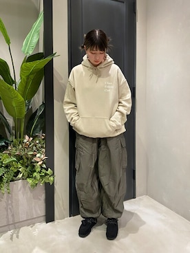 「chaosfishingclub」｜ユウチャンさん（レディース・161cm）の冬コーディネート