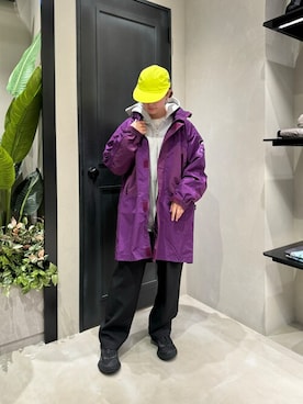 「LOS ANGELES APPAREL（ロサンゼルスアパレル）のアイテム（パーカー）」を使った、ユウチャンさん（レディース・161cm）の春コーディネート