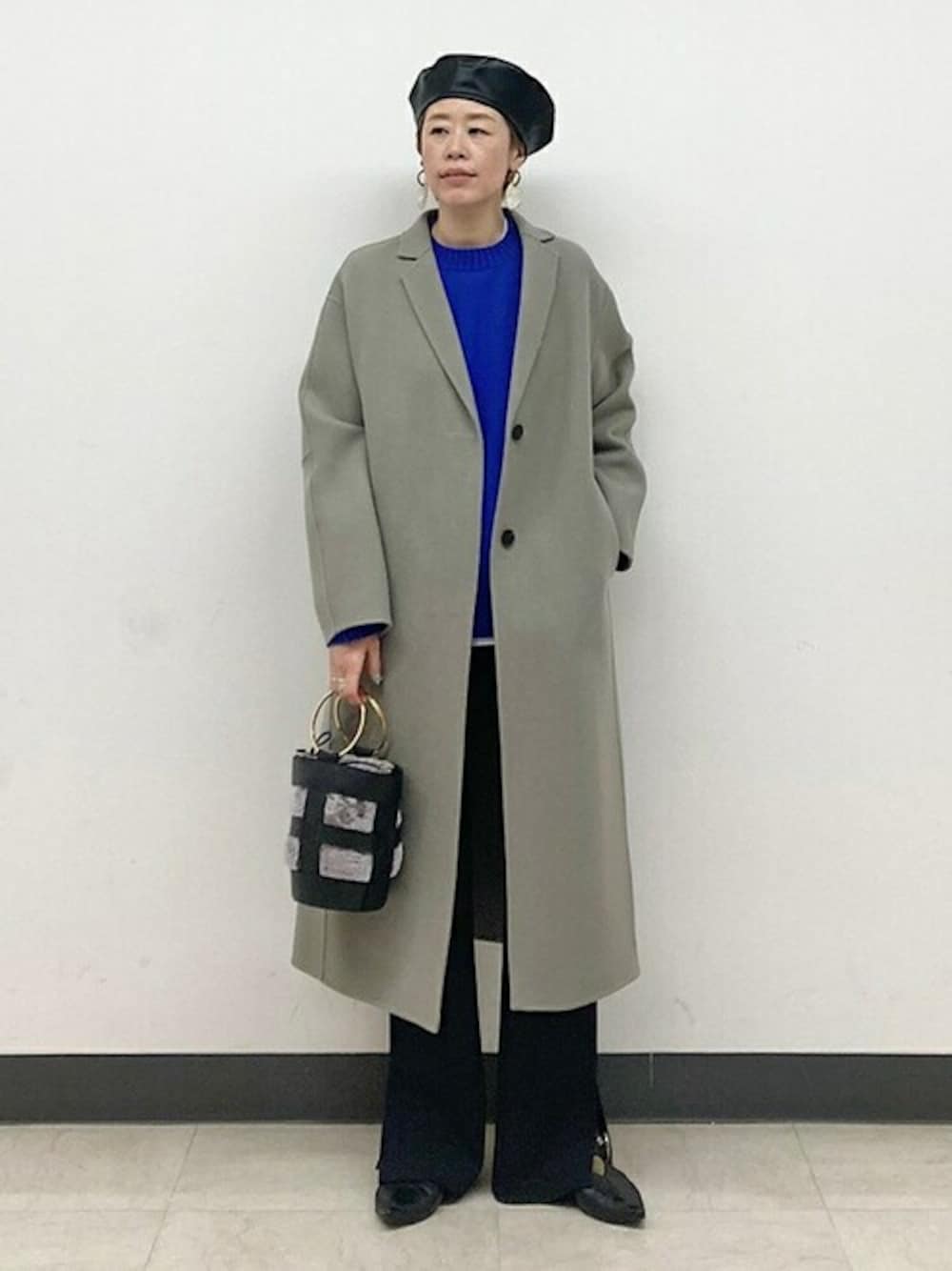 SHIPS（シップス）の「Primary NavyLabel:ウールダブルフェイス