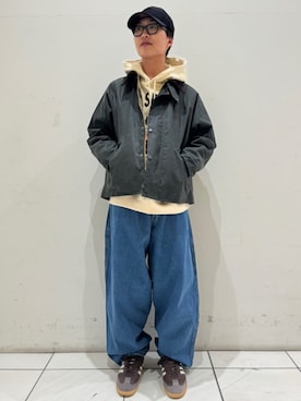 「417 EDIFICE（フォーワンセブンエディフィス）のアイテム（シューズ）」を使った、417 officialさん（メンズ・171cm）の秋コーディネート