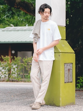 「417 EDIFICE（フォーワンセブンエディフィス）のアイテム（シューズ）」を使った、417 officialさん（メンズ・178cm）の夏コーディネート