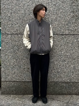 「417 EDIFICE（フォーワンセブンエディフィス）のアイテム（その他アウター）」を使った、417 officialさん（メンズ・179cm）の秋コーディネート