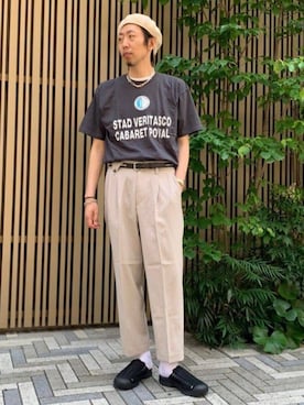 「KEEN（キーン）のアイテム（サンダル）」を使った、417 officialさん（メンズ・185cm）の夏コーディネート