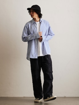 「RACAL（ラカル）のアイテム」を使った、417 officialさん（メンズ・180cm）の春コーディネート