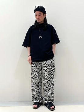 「417 EDIFICE（フォーワンセブンエディフィス）のアイテム（その他パンツ）」を使った、417 officialさん（メンズ・170cm）の春コーディネート