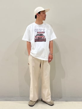 「RACAL（ラカル）のアイテム」を使った、417 officialさん（メンズ・174cm）の春コーディネート