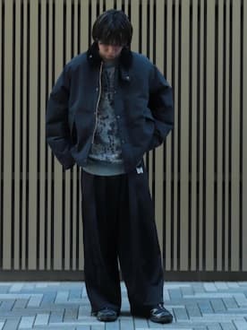 「417 EDIFICE（フォーワンセブンエディフィス）のアイテム（トップス）」を使った、417 officialさん（メンズ・168cm）の冬コーディネート