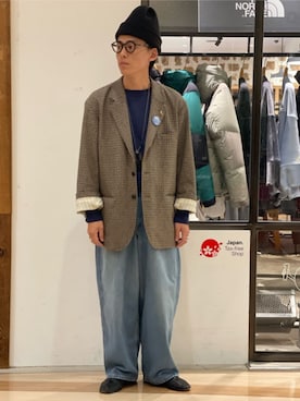 「417 EDIFICE（フォーワンセブンエディフィス）のアイテム（その他アウター）」を使った、417 officialさん（メンズ・175cm）の冬コーディネート