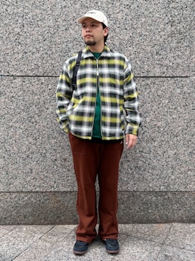 「417 EDIFICE（フォーワンセブンエディフィス）のアイテム（帽子）」を使った、417 officialさん（メンズ・172cm）の秋コーディネート