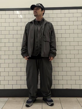 「PG（ピージー）のアイテム」を使った、417 officialさん（メンズ・166cm）の秋コーディネート
