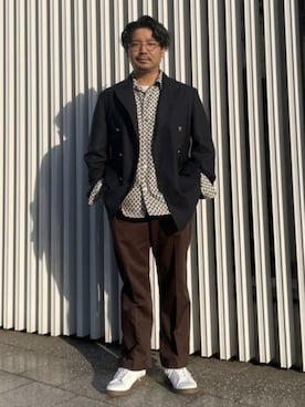 417 officialさん（メンズ・165cm）の春コーディネート