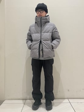 「ALLIED FEATHER+DOWN（アライドフェザーダウン）のアイテム（ジャケット/アウター）」を使った、417 officialさん（メンズ・171cm）の冬コーディネート