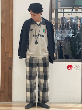 「417 EDIFICE（フォーワンセブンエディフィス）のアイテム（ジャケット/アウター）」を使った、417 officialさん（メンズ・175cm）の冬コーディネート