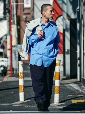 「417 EDIFICE（フォーワンセブンエディフィス）のアイテム」を使った、417 officialさん（メンズ・166cm）の冬コーディネート