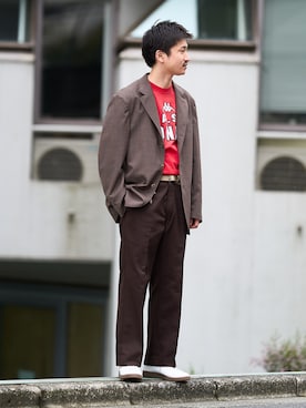 「stansmith」｜417 officialさん（メンズ・172cm）の春コーディネート