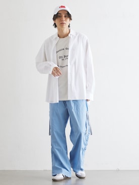 「417 EDIFICE（フォーワンセブンエディフィス）のアイテム（帽子）」を使った、417 officialさん（メンズ・180cm）の夏コーディネート