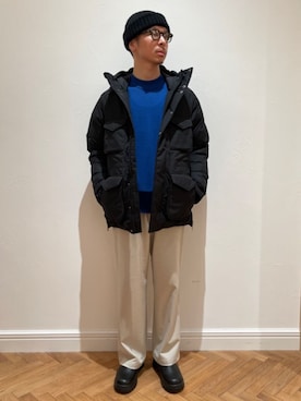 「417 EDIFICE（フォーワンセブンエディフィス）のアイテム（ジャケット/アウター）」を使った、417 officialさん（メンズ・173cm）の冬コーディネート
