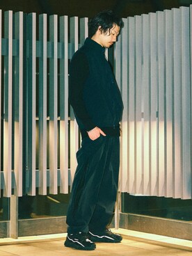 「417 EDIFICE（フォーワンセブンエディフィス）のアイテム（その他アウター）」を使った、417 officialさん（メンズ・178cm）の秋コーディネート