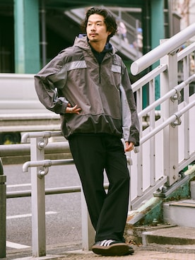 417 officialさん（メンズ・178cm）の冬コーディネート