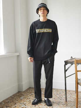 「 Tシャツ」｜417 officialさん（メンズ・180cm）の夏コーディネート