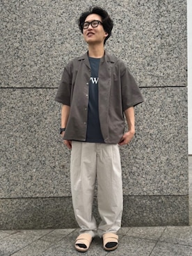 417 officialさん（メンズ・171cm）の夏コーディネート