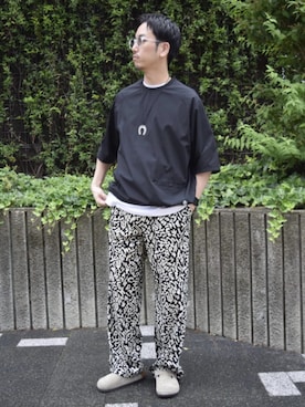 「417 EDIFICE（フォーワンセブンエディフィス）のアイテム（その他パンツ）」を使った、417 officialさん（メンズ・175cm）の夏コーディネート