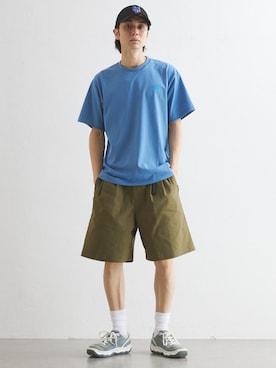 「417 EDIFICE（フォーワンセブンエディフィス）のアイテム（カーゴパンツ）」を使った、417 officialさん（メンズ・180cm）の夏コーディネート