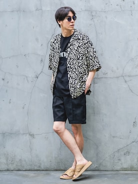 「417 EDIFICE（フォーワンセブンエディフィス）のアイテム（その他パンツ）」を使った、417 officialさん（メンズ・180cm）の春コーディネート