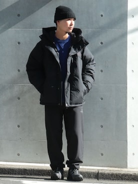 「417 EDIFICE（フォーワンセブンエディフィス）のアイテム（パンツ）」を使った、417 officialさん（メンズ・173cm）の冬コーディネート